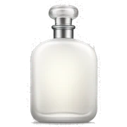 white perfume bottle sticker