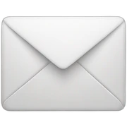 email logo all white sticker