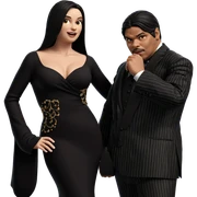couple in formal attire sticker