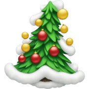 Christmas tree sticker
