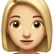 Cute girl sticker