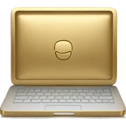 Gold macbook sticker