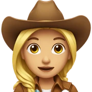cowgirl sticker