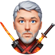 Fire-Wielding Samurai sticker