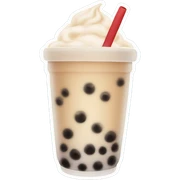 Bubble tea sticker