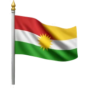 Kurdistan flag sticker