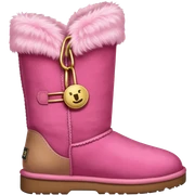 A pink ugg sticker