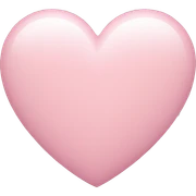pastel pink heart sticker