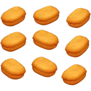 Chicken nuggets sticker
