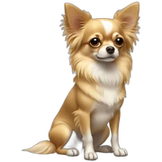 Chihuahua longhair sticker