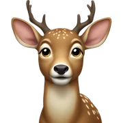 Deer sticker