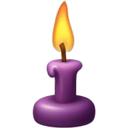 candle sticker