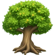 Fairy tree sticker