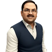 stylish male with glasses sticker
