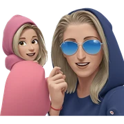 joyful girls enjoying the day sticker