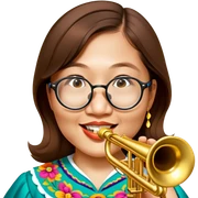 Mariachi Trumpet Player sticker