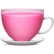 pink tea sticker