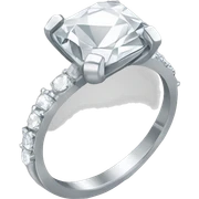 Diamond ring sticker