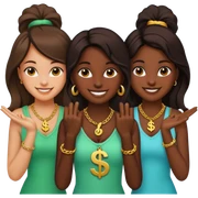 Dinero girls sticker