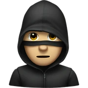 Robber emoji sticker