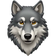 wolf sticker