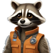 Rocket racoon  sticker