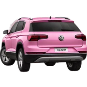 pink volkswagen taos sticker