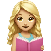 girly book sticker