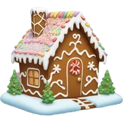 gingerbread house sticker
