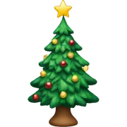 christmas tree sticker