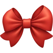red bow sticker
