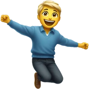 Excited sticker