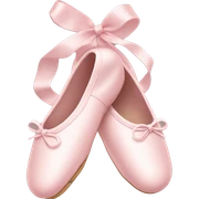 Pale pink ballet shoes sticker