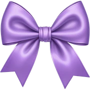Lilac bow sticker