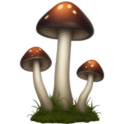 Gothic mushrooms  sticker