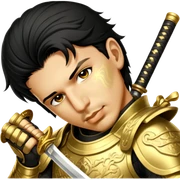 Golden Samurai sticker