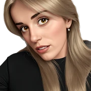 realistic portrait of girl sticker
