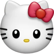 hello kitty heart sticker