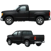 black truck sticker