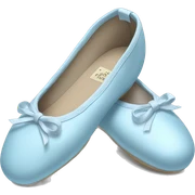 pale blue ballet shoes  sticker