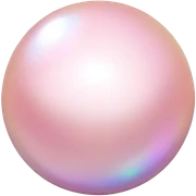 Baby pink pearl sticker