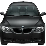 Black BMW sticker