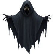 dementor: Dark, cloaked creatures that feed on human happiness, leaving victims in a state of despair and cold. sticker