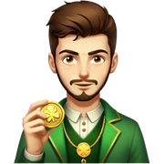 Golden Token sticker