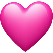 Pink heart sticker