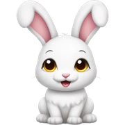 Cute bunny  sticker