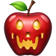 Poison apple dripping sticker