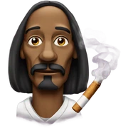 Snoop dog smoking  sticker