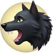 black Wolf sticker