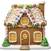 gingerbread house sticker